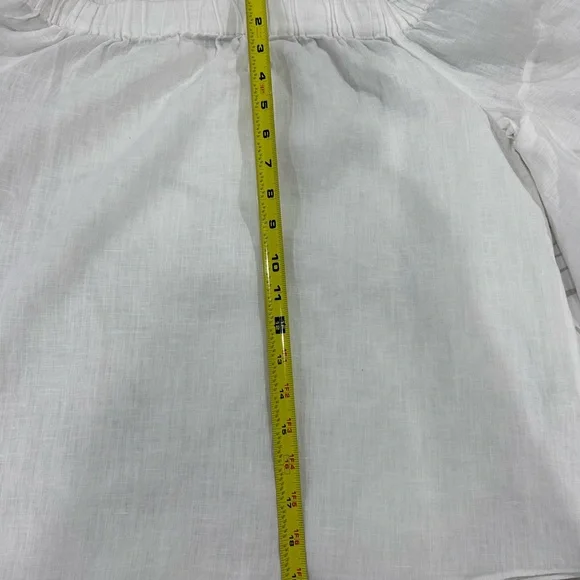 💰PRICE ⬇️
ZARA WOMAN • White linen Large Sleeve Blouse • sz Large - Picture 9 of 11